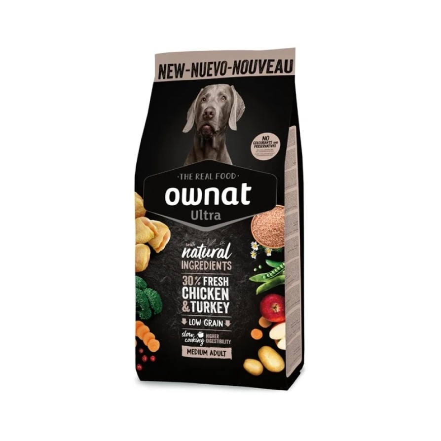Ownat Ultra Dog Medium Adult 12kg ΣΚΥΛΟΣ