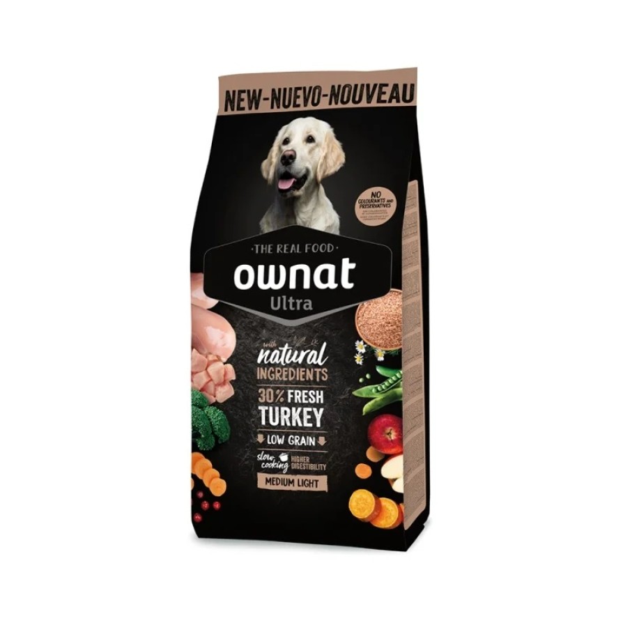 Ownat Ultra Dog Medium Light 3kg ΣΚΥΛΟΣ