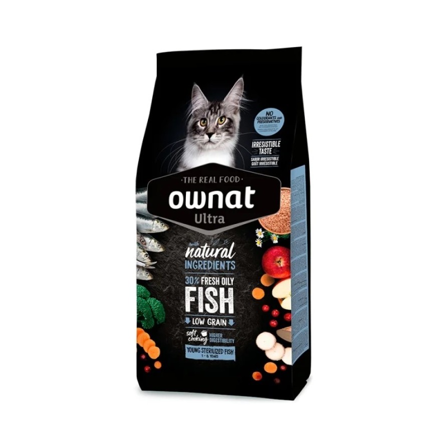 Ownat Ultra Cat Young Sterilised Fish 3kg ΓΑΤΑ