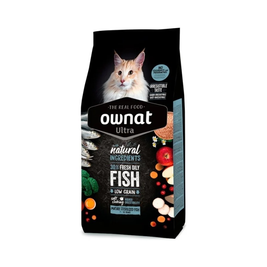 Ownat Ultra Mature Sterilized Fish 1,5kg ΓΑΤΑ