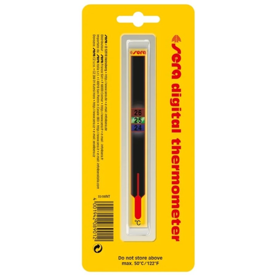 Sera Digital Thermometer Αυτοκόλλητο Ψηφιακό Θερμόμετρο REFLEX