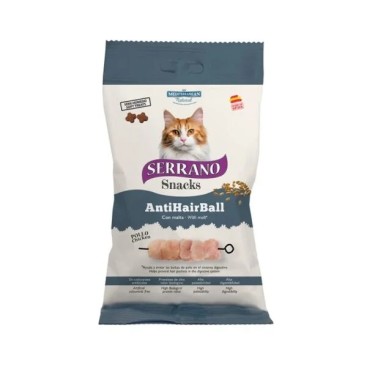 SERRANO CAT Snack με Κοτόπουλο AntiHairBall 50gr