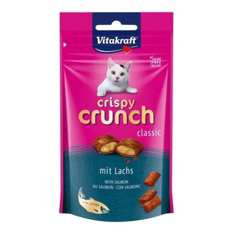VITAKRAFT CRISPY CRUNCH ΜΕ ΣΟΛΟΜΟ 60GR ROYAL CANIN