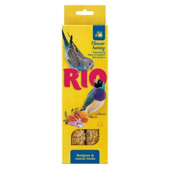 RIO Sticks για παπαγαλάκια και εξωτικά πτηνά με μέλι 2x40g