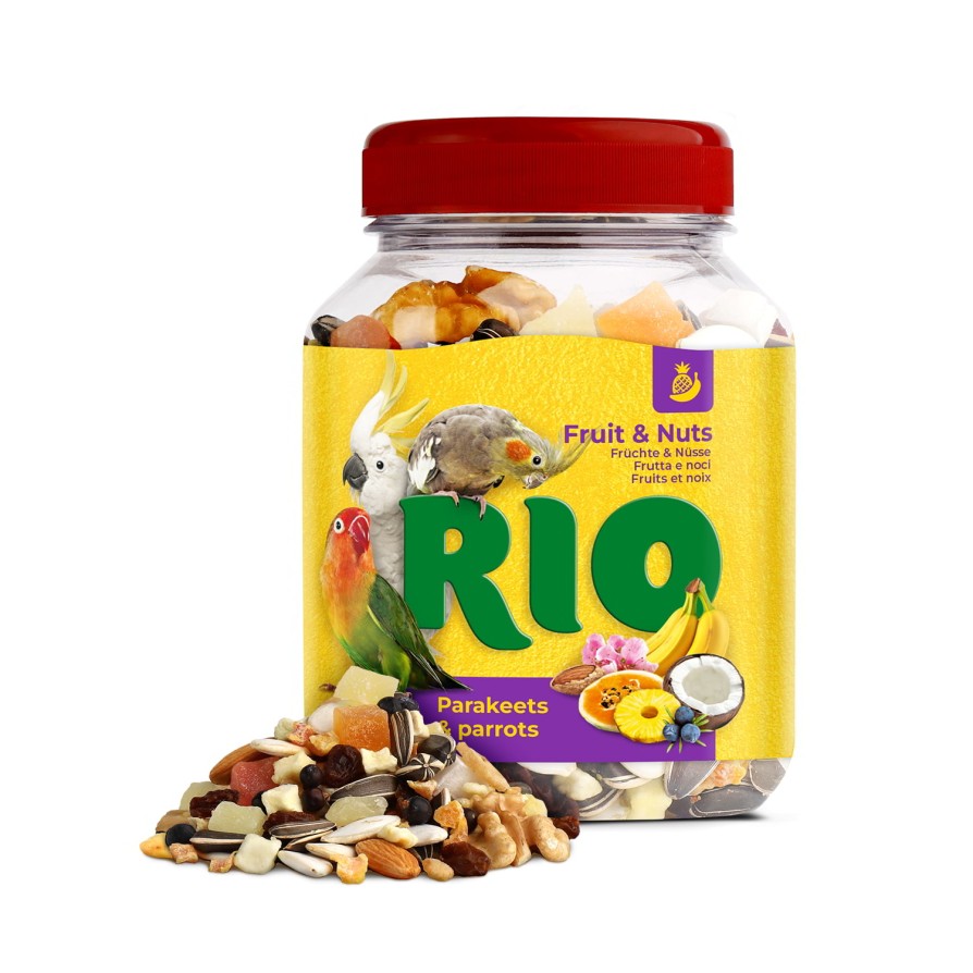 RIO Fruit and Nuts mix – Φυσική λιχουδιά για παπαγαλάκια 160g 
