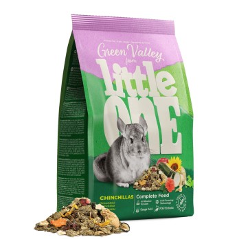 LITTLE ONE Green Valley Τροφή με φυτικές ίνες για τσιντσιλά 750g