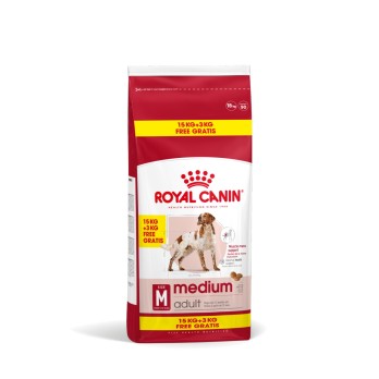 ROYAL CANIN SHN MEDIUM ADULT 15KG+3KG
