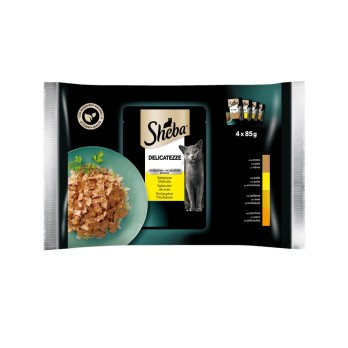 SHEBA NATURE'S COLLECTION ΦΑΚΕΛΑΚΙ ΠΟΥΛΕΡΙΚΑ ΣΕ ΖΕΛΕ 4x85GR