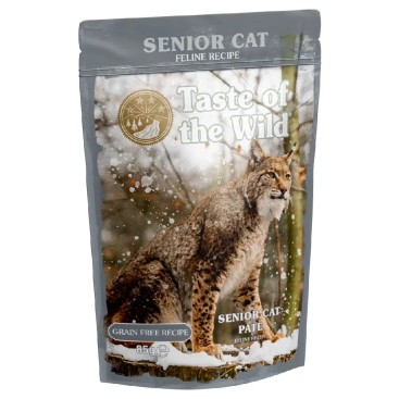 TASTE OF THE WILD CAT POUCH SENIOR PATE 85GR