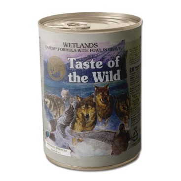 TASTE OF THE WILD DOG CAN WETLANDS 390gr