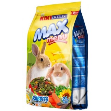 KIKI EXCELLENT MAX ΜΕΝU Πλήρης Τροφή για Κουνέλια 5KG *προς Κ*