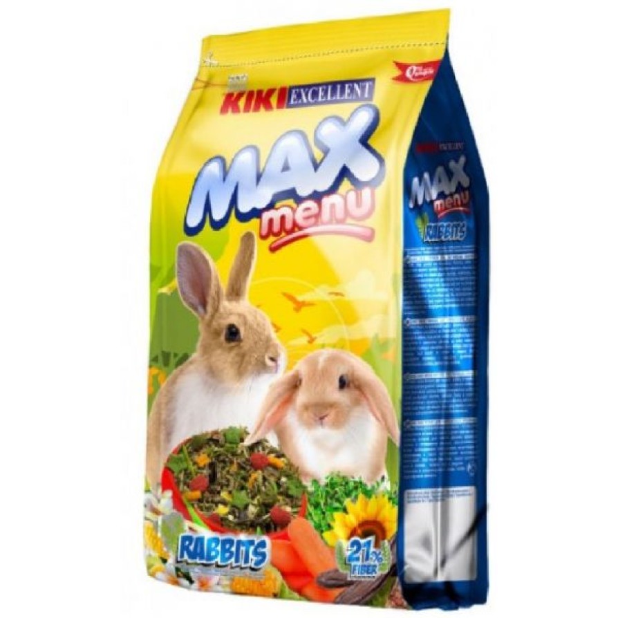 KIKI EXCELLENT MAX ΜΕΝU Πλήρης Τροφή για Κουνέλια 5KG *προς Κ*