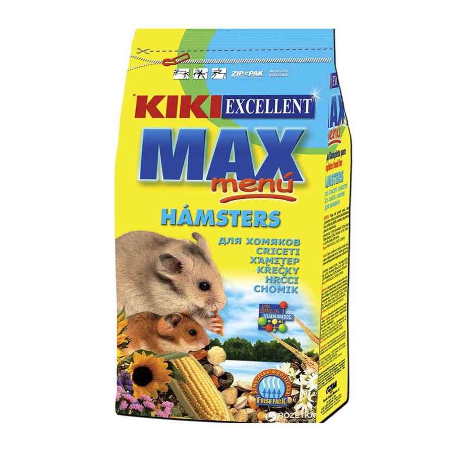 KIKI EXCELLENT MAX MENU Πλήρης Τροφή για Χάμστερ 450gr *προς Κ*