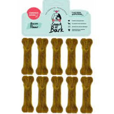Snack n' Bark Bone pressed with flavor chicken 8cm 20gr 10τμχ