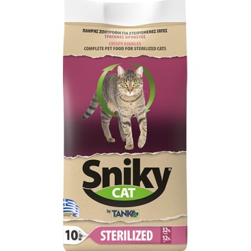SNIKY STERILISED CAT 10KG