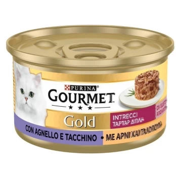 GOURMET GOLD ΤΑΡΤΑΡ με Αρνί & Γαλοπούλα 85gr