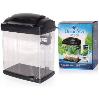 HAILEA AQUARIUM MINI BLACK 20x12x28.5cm 4,8LT