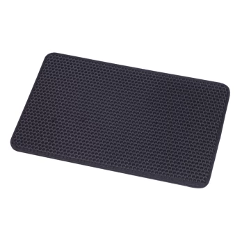 NOBBY ΧΑΛΑΚΙ ΤΟΥΑΛΕΤΑΣ SIEVE MAT ΜΑΥΡΟ 39Χ60CM