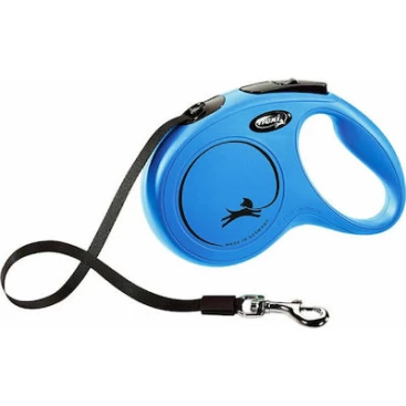 FLEXI Classic Ιμάντας Medium Πτυσσόμενος Οδηγός BLUE 5m εως 25kg