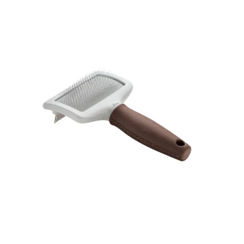 HUNTER ''PLUCK AND COMB'' COMBING BRUSH SPA BROWN/GREY MEDIUM