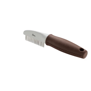 HUNTER GROOMING COMB SPA WITH ROTATING PINS BROWN/GREY MEDIUM