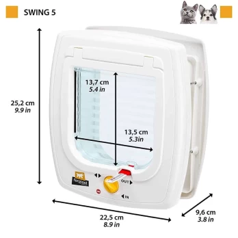 FERPLAST SWING 5 TUNNEL WHITE