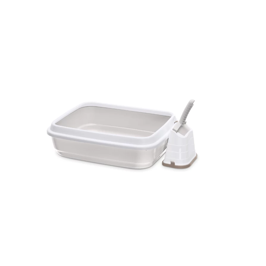 IMAC ΤΟΥΑΛΕΤΑ ΓΑΤΑΣ ΑΝΟΙΧΤΗ DUO ΓΚΡΙ 59x40x28cm grey IMAC