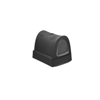 IMAC ΤΟΥΑΛΕΤΑ ΓΑΤΑΣ ΚΛΕΙΣΤΗ ZUMA 2ND LIFE ΜΑΥΡΟ 56x40x42,5cm