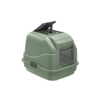 IMAC ΤΟΥΑΛΕΤΑ ΓΑΤΑΣ ΚΛΕΙΣΤΗ EASY CAT 2ND LIFE ΠΡΑΣΙΝΟ 50x40x40cm