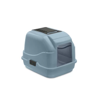 IMAC ΤΟΥΑΛΕΤΑ ΓΑΤΑΣ ΚΛΕΙΣΤΗ EASY CAT 2ND LIFE ΜΠΛΕ 50x40x40cm