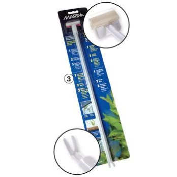 Marina Aquarium Scraper, 4 in 1 Use-V