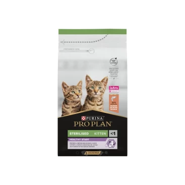 PRO PLAN STERILISED KITTEN με Σολομό 1,5KG