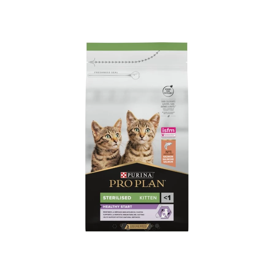 PRO PLAN STERILISED KITTEN ΜΕ ΣΟΛΟΜΟ 1.5KG PRO PLAN