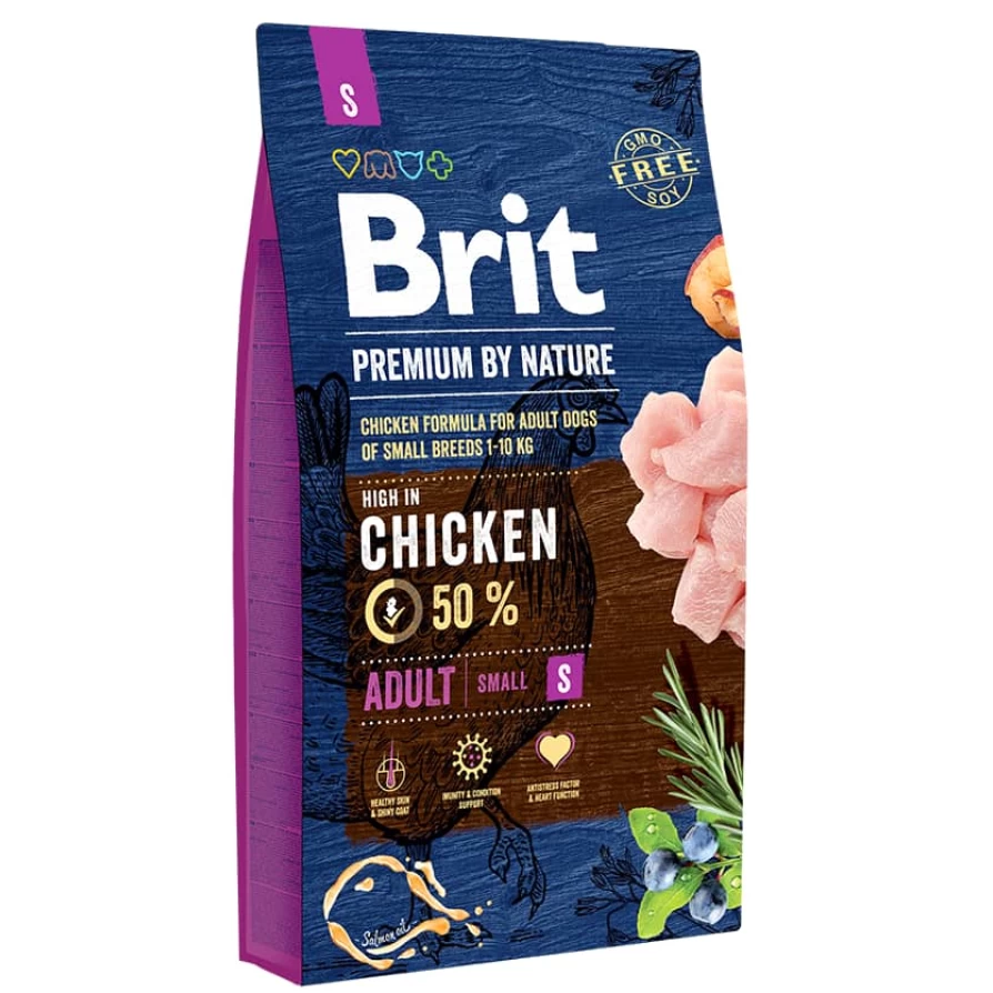 BRIT PREMIUM BY NATURE ADULT S (!) 8KG BRIT