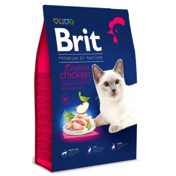 BRIT PREMIUM BY NATURE CAT STERILISED CHICKEN 1,5KG *προς Κ*