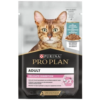 PRO PLAN Cat Wet Adult DELICATE DIGESTION OCEAN FISH sauce 85gr