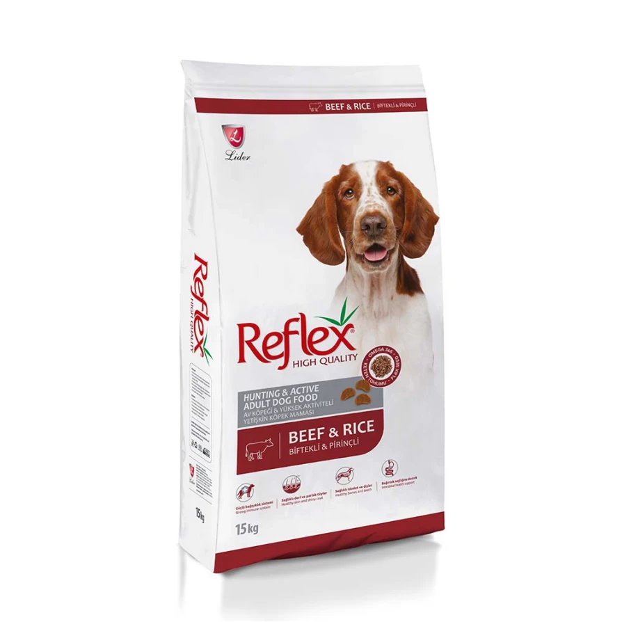 REFLEX ADULT DOG ΒΟΔΙΝΟ HIGH ENERGY 15KG 