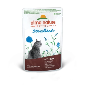 ALMO NATURE Holistic Sterilised με Μοσχάρι 70gr