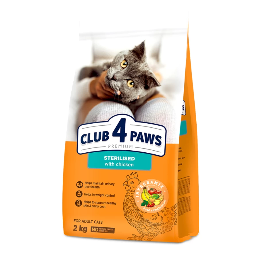C4P Cat Sterilized Chicken 2kg CLUB4PAWS