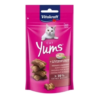VITAKRAFT CAT YUMS ΓΕΜΙΣΤΕΣ ΛΙΧΟΥΔΙΕΣ ΜΕ ΣΥΚΩΤΙ 40GR