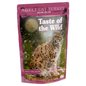 TASTE OF THE WILD CAT POUCH TURKEY PATE 85GR