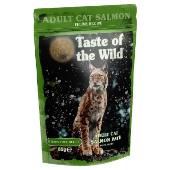 TASTE OF THE WILD CAT POUCH SALMON PATE 85GR